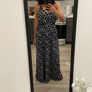Loft floral maxi dress
